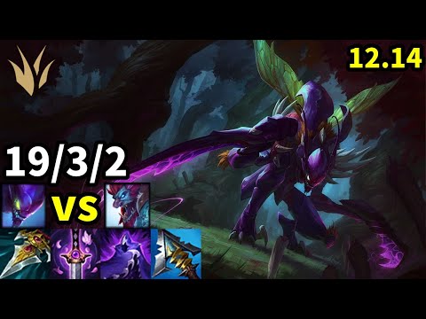 Kha'Zix Jungle vs Trundle - KR Master | Patch 12.14