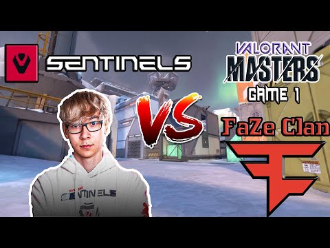 SHROUD Reacts to SENTINELS VS FAZE ! GAME 1 ! VCT Regional Masters NA !