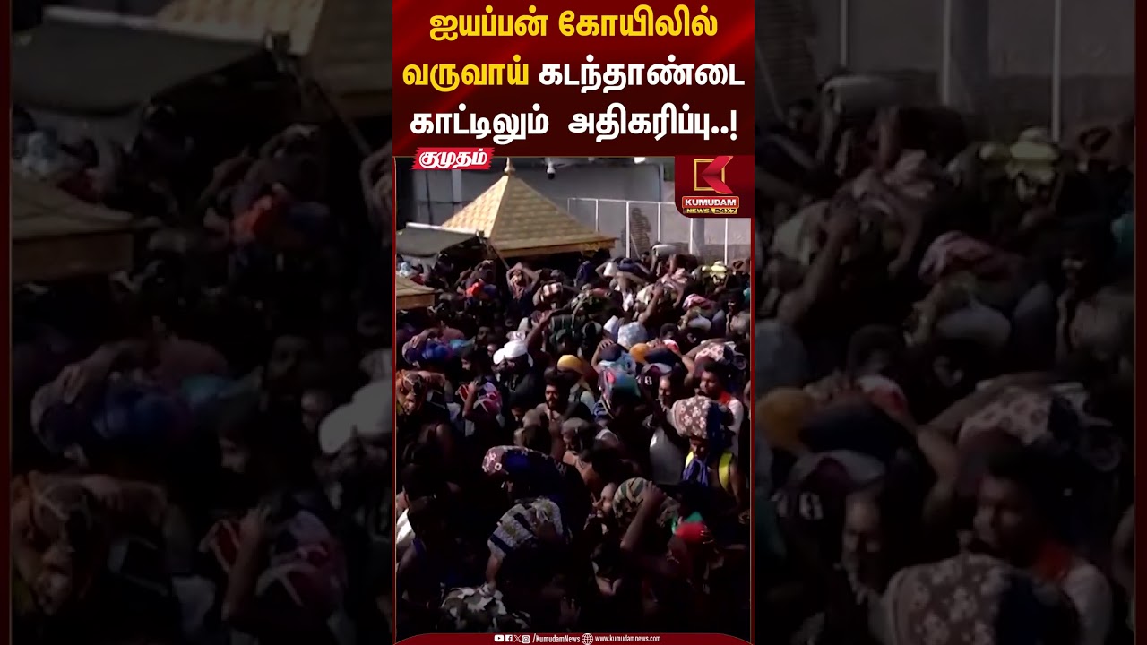 ஐயப்பன் கோயிலில் வருவாய் கடந்தாண்டை காட்டிலும் அதிகரிப்பு..! | Iyappan Maalai | Kumudam News