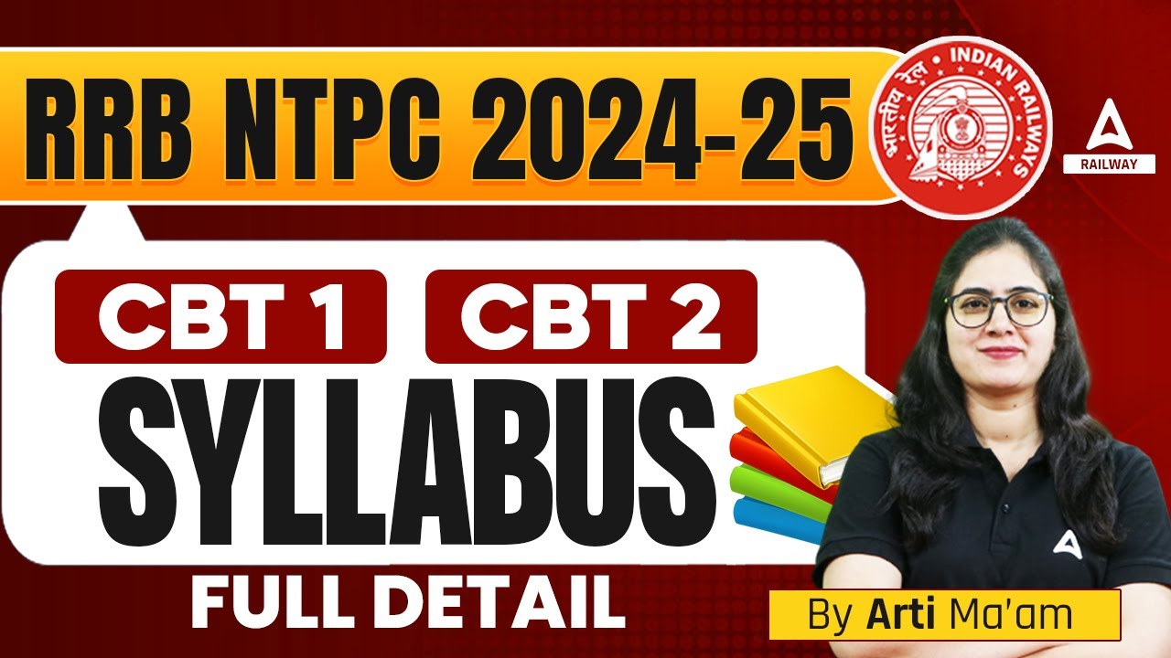 RRB NTPC  Syllabus 2024 | RRB NTPC CBT and 1 CBT 2 Complete Syllabus in Hindi