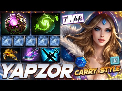 Yapzor Crystal Maiden Carry Style - Dota 2 Pro Gameplay [Watch & Learn]