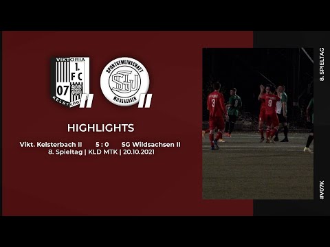 Viktoria Kelsterbach II - SG Wildsachsen II | 8. Spieltag | Highlights | 20.10.2021