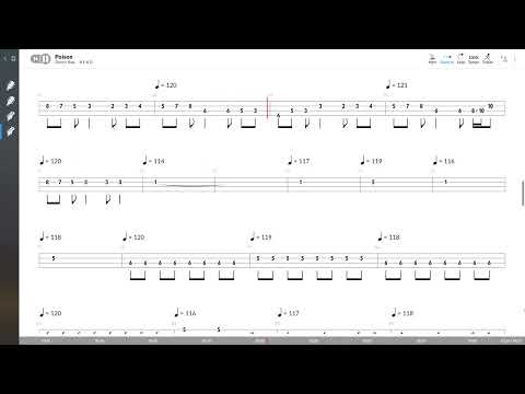 Alice Cooper - Poison (BASS TAB PLAY ALONG)