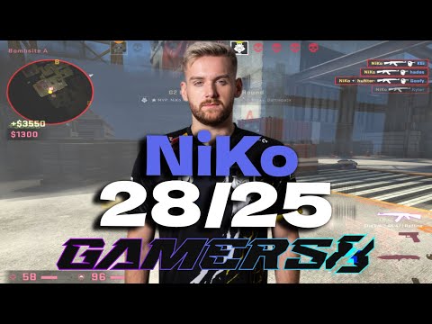 CSGO POV G2 NiKo (28/25) vs 9INE (vertigo) @ Gamers8 2023