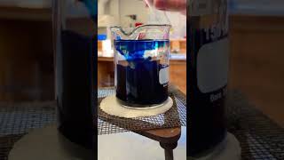 Prussian blue 💙 A &quot;soluble &quot; Form potassium ferrocyanide and iron(|||) #chemistry
