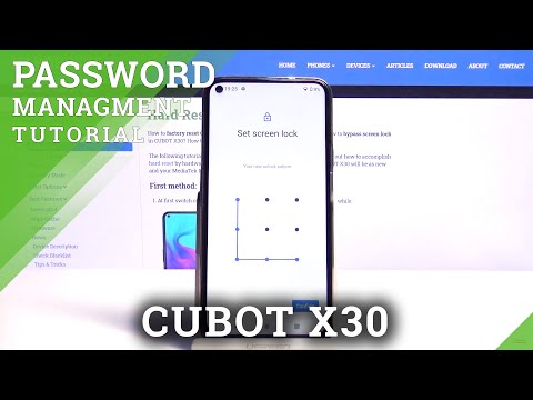 How to Change Lock Method on CUBOT X30 – Set Up Screen Lock