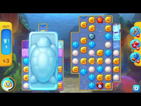 Fishdom 6827 Level - 18 moves - NO BooSTERS