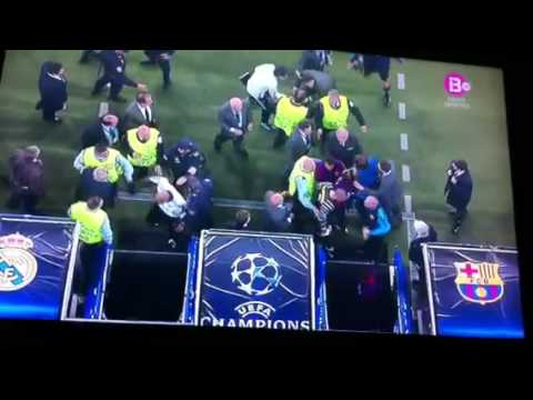 Expulsión de Pinto Barcelona vs real Madrid