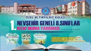 Özel Altınyıldız Koleji Kitap Okuma Yarışması 13.05.2015