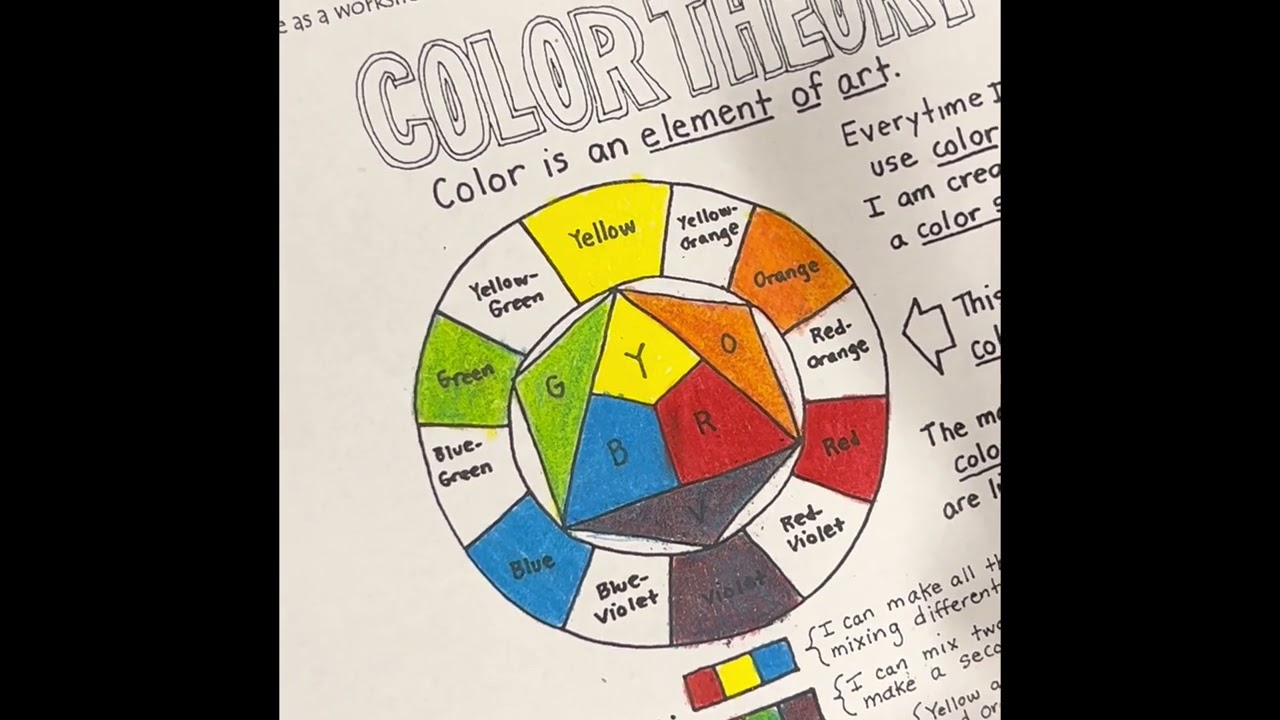 Color Theory Worksheet