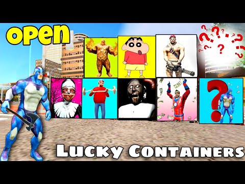 Rope Hero Open Mystery Containers In Rope Hero Vice Town | Rope Hero Vice Town