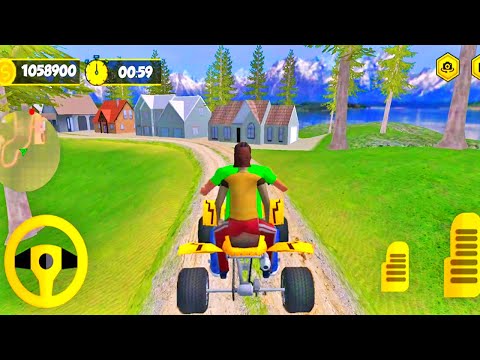 Mountain ATV Bike Taxi Hill Top Race Game - #4 | ATV Bike Games | Mountain ATV Taxi Bike 3D
