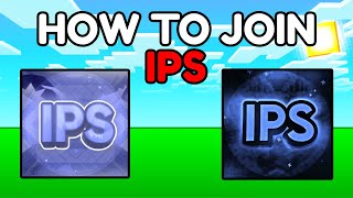 How To Join IPS Clan In Roblox Bedwars.. (2024)