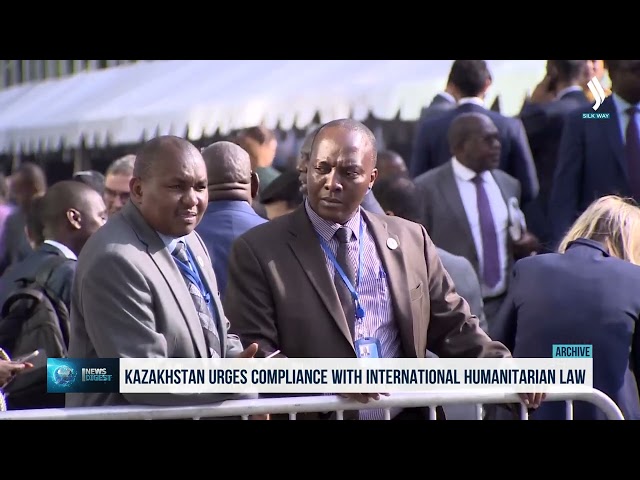 Kazakhstan urges compliance with international humanitarian law