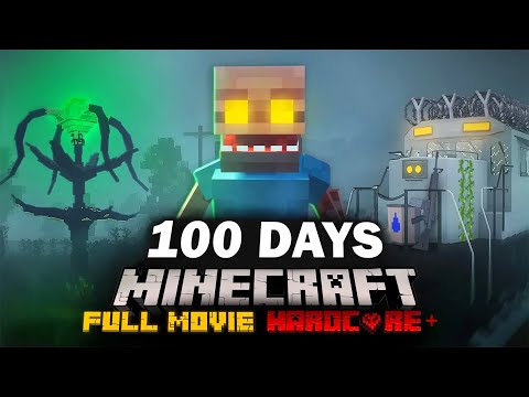 I spent 100 Days on a TRAIN in an INFECTED apocalypse in Minecraft... FULL MOVIE