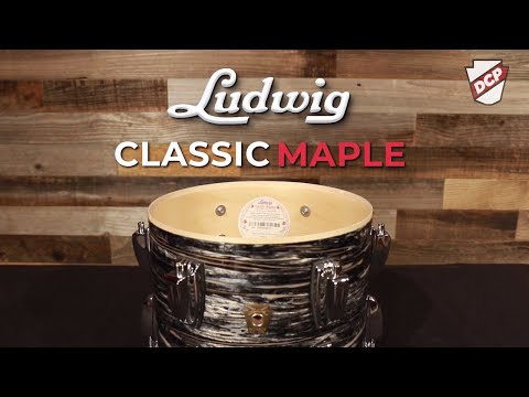 Ludwig Classic Maple 6pc Drum Set Vintage Black Oyster