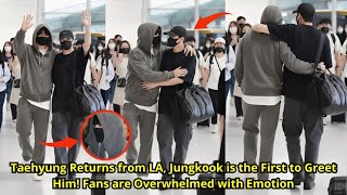 Download lagu Jungkook Picks Taehyung Up at the Airport and Gives Him a Warm Hug, ARMYs Go Wild mp3 Download lagu Jungkook Picks Taehyung Up at the Airport and Gives Him a Warm Hug, ARMYs Go Wild mp3