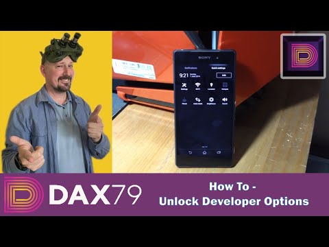 How to Unlock Sony Xperia - Developer Options