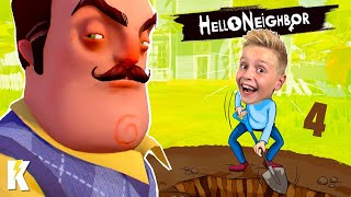 Escaping Hello Neighbor! (Little Flash Ends Act 2!) K-City GAMING