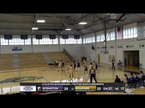 Goucher Men's Basketball Highlights vs. Scranton 1/15/22 thumbnail