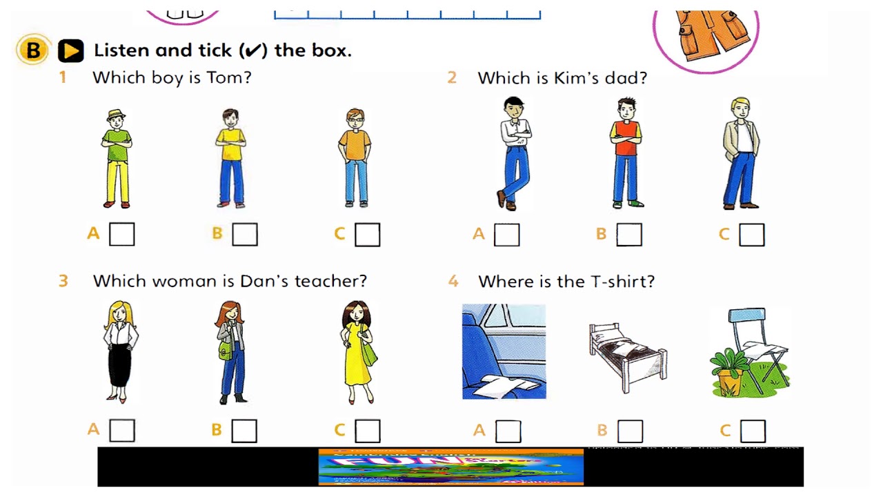 FUN FOR STARTER UNIT 8B