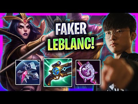 T1 Faker Plays LeBlanc Mid vs Malzahar! | Season 2024