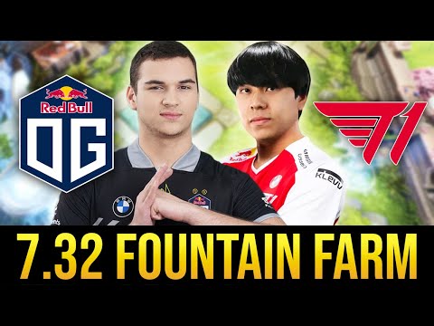 ANA teaching BZM how to Fountain Farm in 7.32 Patch DOTA 2