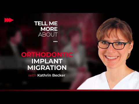 Orthodontic implant migration