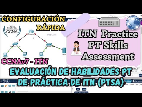 Quick Setup - ITN Practice PT Skills Assessment (PTSA) | CCNA v7 | Score 100%