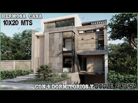 🔴Hermosa Casa 10x20 con 4 Dormitorios , Roof Garden y Gimnasio