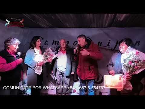 Palabras finales en el homenaje a las maestras destacadas en Campo Quijano a todo Folklor