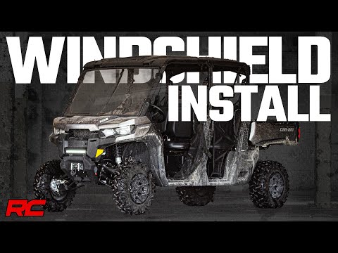 Installing Can-Am Defender Windshield