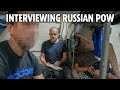Inside prisoner of war camp holding Russian soldiers captured by Ukraine in Kursk offensive