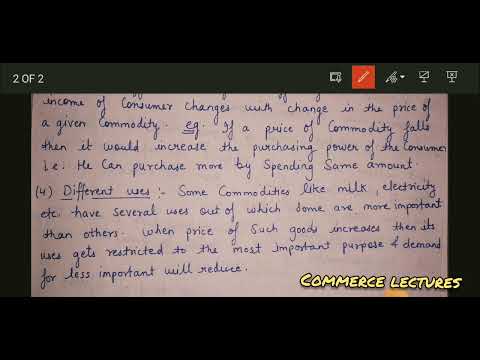 change in demand expansion and contraction of demand increase and decrease in demand eco