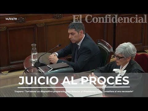 Trapero claims that the Mossos d'Esquadra would have arrested Puigdemont "if there was an order" ...