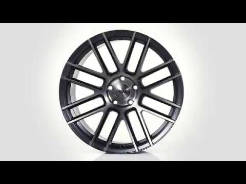 TSW Alloy Wheels - Mosport in Matte Black with Machine Face and Dark Tint