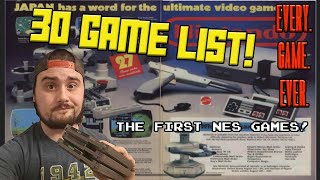 The First 30 NES Games!
