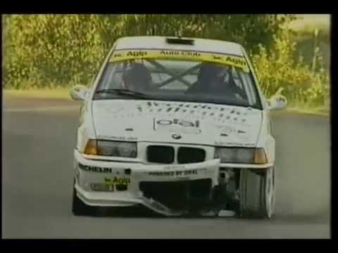 On Board Alex Fiorio Bmw 318i Appennino reggiano 1996 Crash