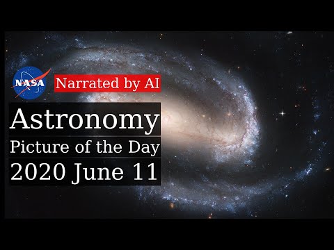 APOD: 2020-06-11 - Barred Spiral Galaxy NGC 1300 (Narrated by Joanna)