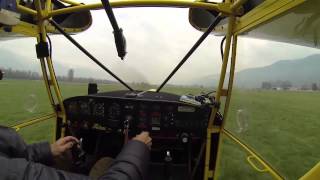 preview picture of video 'Test Gopro Tarot gimbal on ultralight plane'