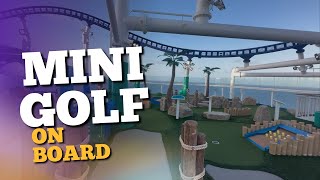 Carnival Mardi Gras Mini Golf Walkthrough | Ship Tour & Ambiance (No Talking)