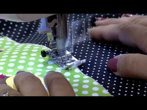 Mulher.com 27/04/2015 Jully Malzoni - Jogo americano patchwork Parte 1/2