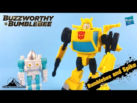 Transformers War For Cybertron Trilogy Buzzworthy Bumblebee & Spike Witwicky 2 Pack Video Review