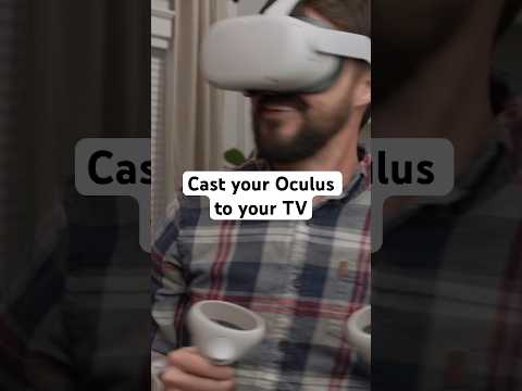 Family game nights meet VR. Learn how to share your Oculus games on your TV #vrheadset #oculusquest