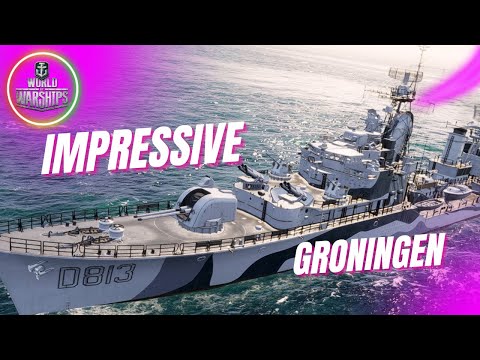 Destroyer GRONINGEN : EXTREMELY RAPID FIRING - World of WARSHIPS #wows #worldofwarships #gaming