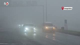 Zonguldakta 3 Gündür Sis Etkili Oluyor