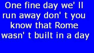 Morcheeba-  rome wasn't built in a day lyics