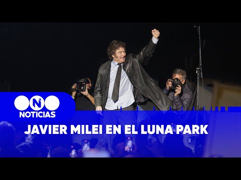 MILEI PRESENTÓ SU LIBRO en el LUNA PARK - Telefe Noticias