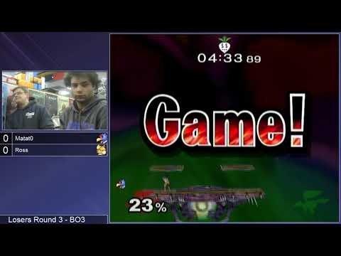 GSS 106 SSBM - Matat0 (Falco) vs. Ross (Fox) - Melee LR3