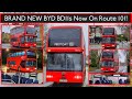 FIRST DAY Route 101 S BRAND NEW BYD BD11s Are Here London Bus Changes EXPLAINED